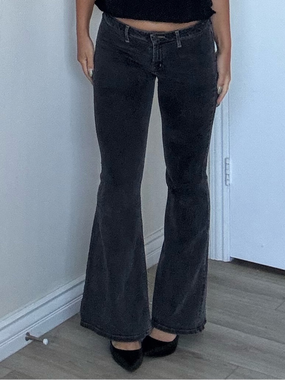 Massimo Vintage Bootcut Gray Jeans/ Dark Denim Jeans